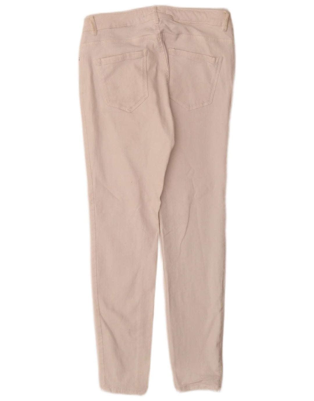 Zara Damen Slim Jeans EU 40 Medium W30 L28 Weiße Baumwolle
