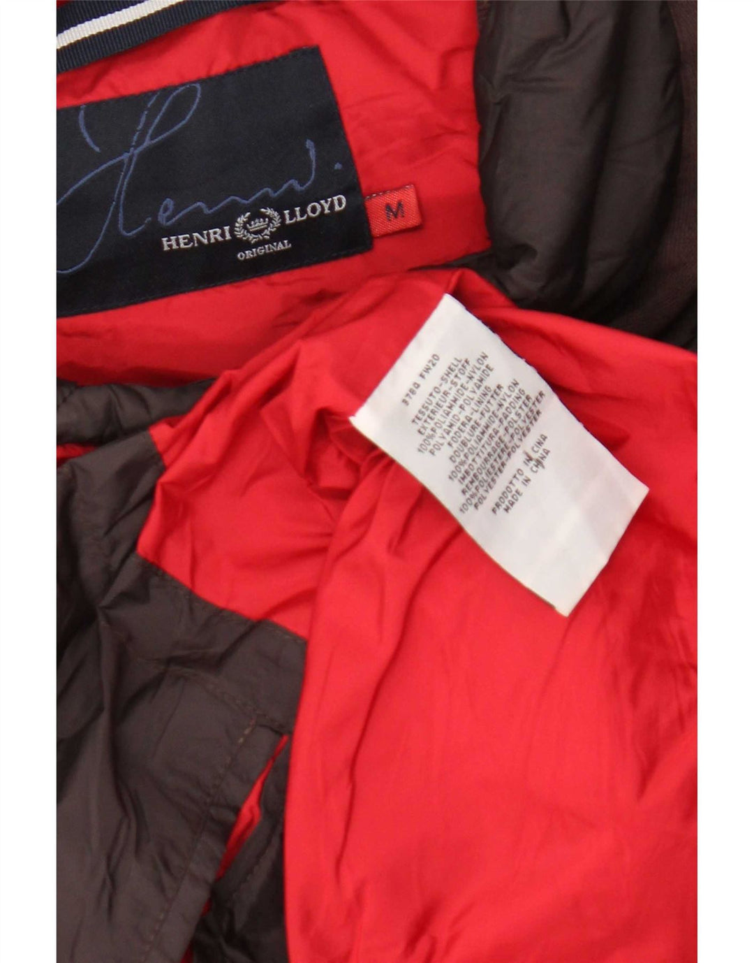 Henri Lloyd Herren Steppjacke UK 38 Mittelbraunes Polyamid