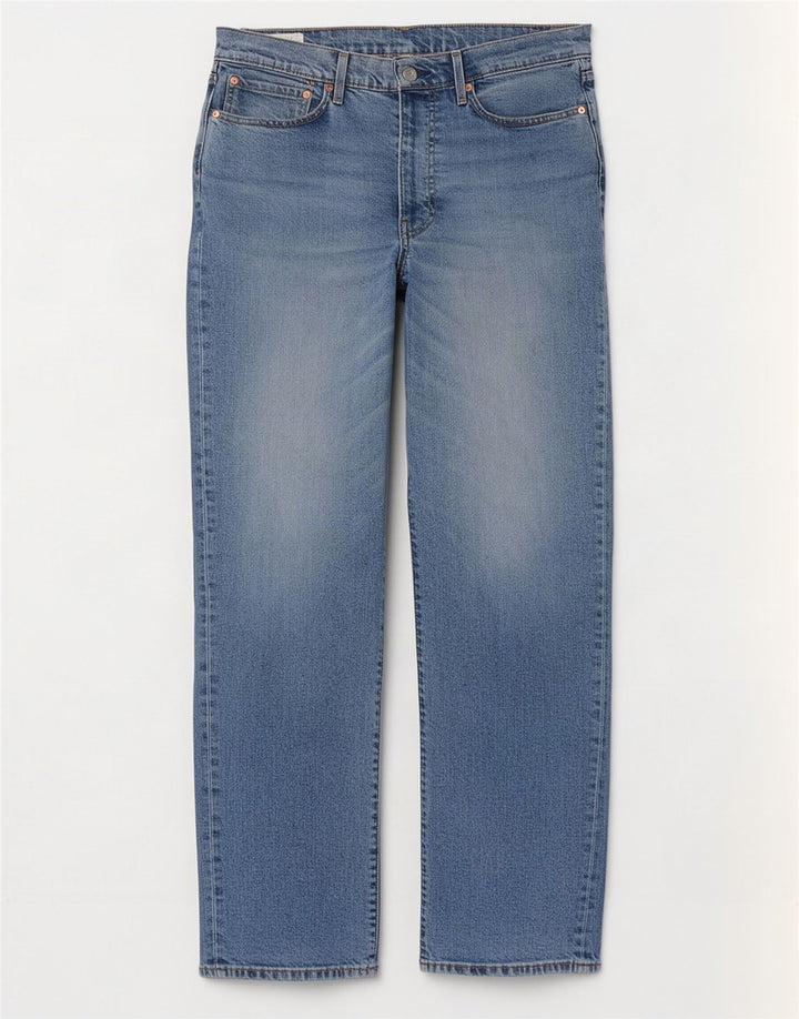 Levi's Herren 514 Straight Jeans W34 L30 Blaue Baumwolle