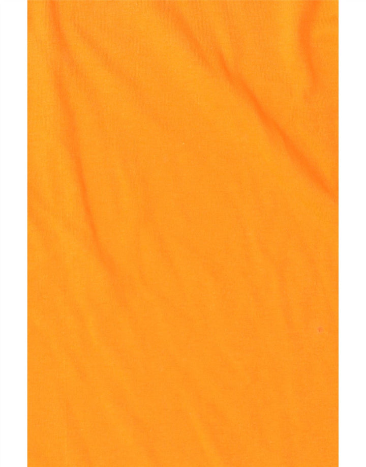 Champion Herren-T-Shirt mit Grafik, groß, Orange, Farbblock
