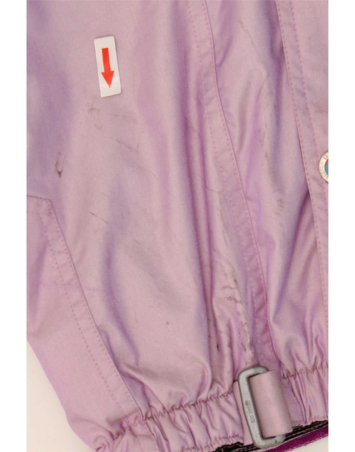 Vintage Damen Skioverall EU 38 Medium Mehrfarbiger Farbblock