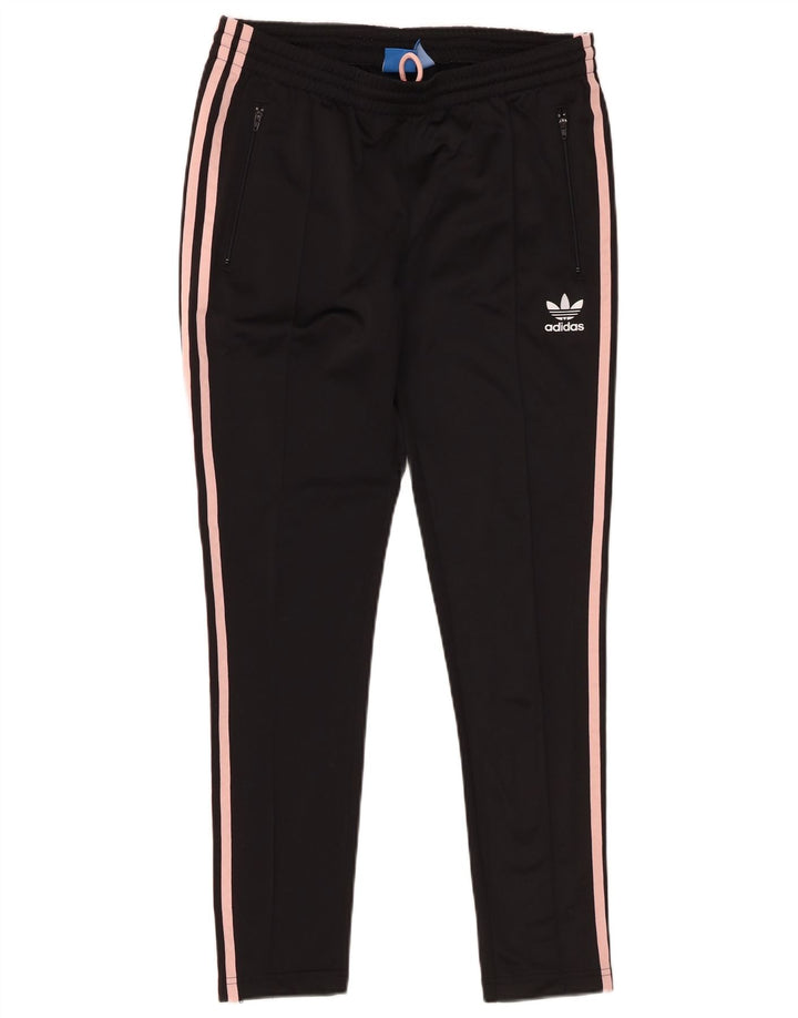 Adidas Damen Trainingshose UK 12 Medium Schwarz Polyester