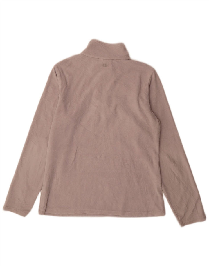 Mountain Warehouse Herren-Fleecepullover mit Reißverschluss am Kragen, Mittelgrau