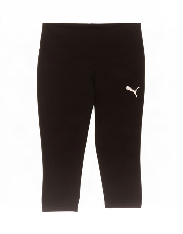 Puma Damen Capri-Leggings UK 14 Large Schwarz