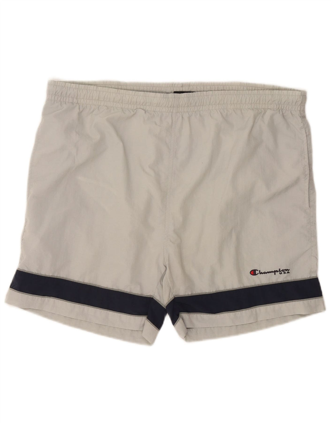 CHAMPION Herren Badeshorts XL Grau Colourblock