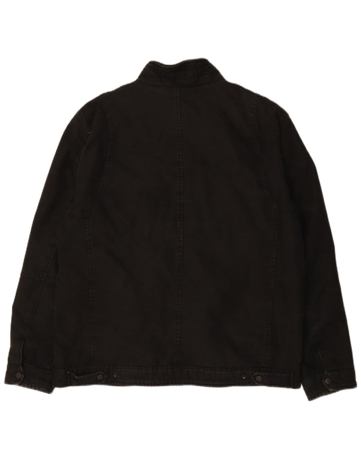Levi's Herren Utility Jacke UK 42 XL Schwarz Baumwolle