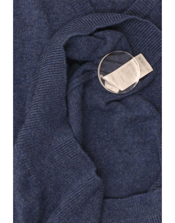 Marks & Spencer Herren-Tanktop aus mittelblau gefleckter Lammwolle