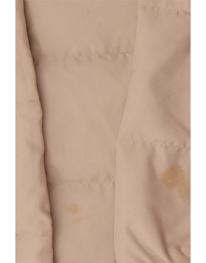 Ellesse Damen Übergroßer gepolsterter Mantel UK 14 Medium Beige Polyester