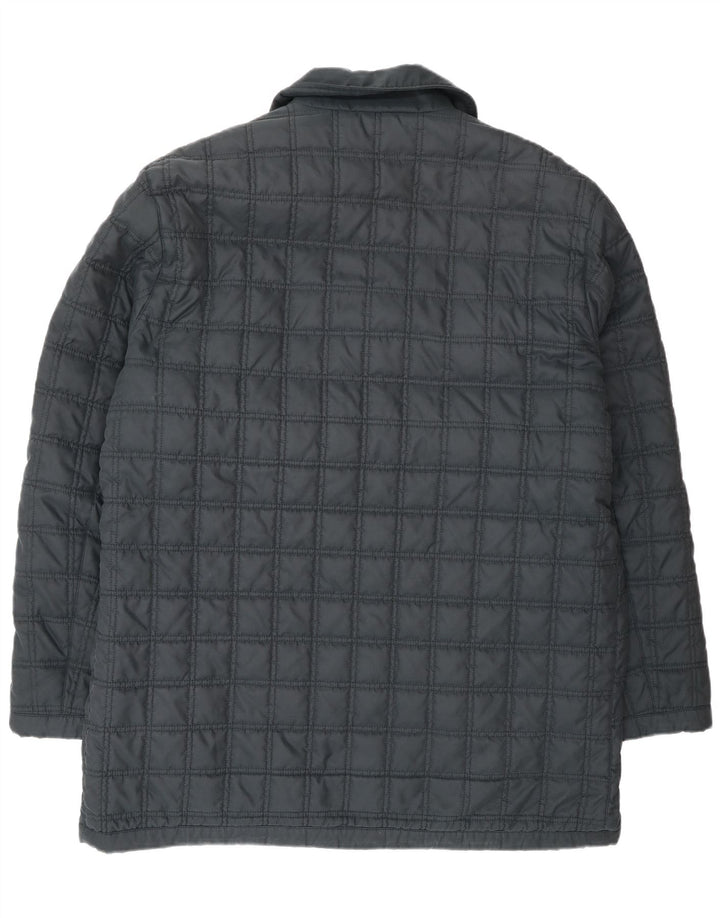 Geox Herren Respira Wattierter Mantel IT 56 3XL Marineblaues Polyester
