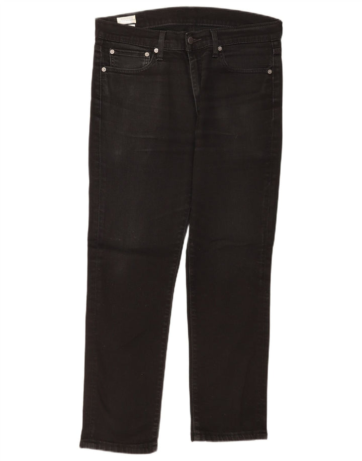Levi's Herren 511 Slim Jeans W33 L27 Schwarze Baumwolle
