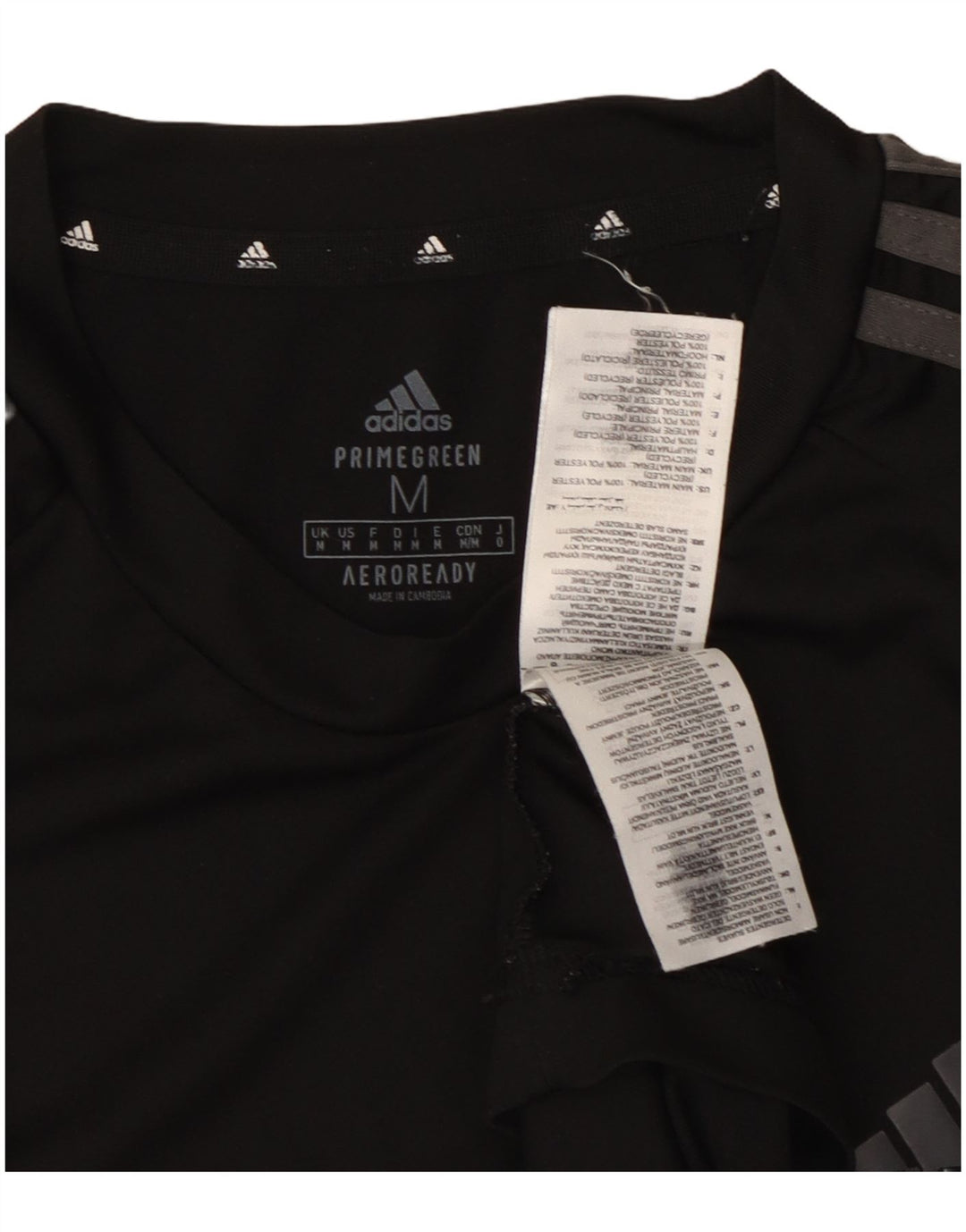 Adidas Herren Aeroready T-Shirt Top Medium Schwarz Polyester
