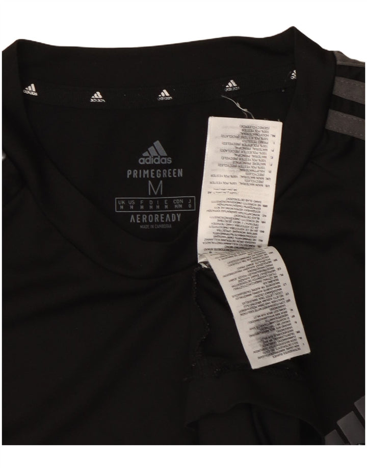 Adidas Herren Aeroready T-Shirt Top Medium Schwarz Polyester