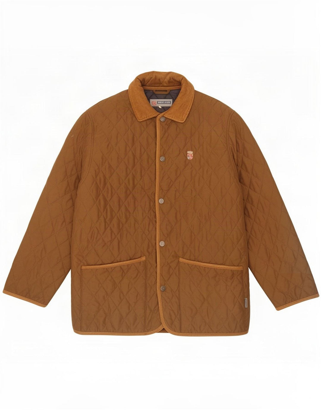 Armata Di Mare Herren Steppjacke IT 48 Mittelbraunes Polyester