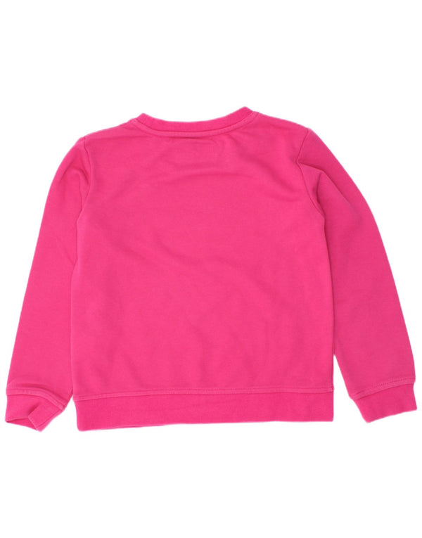 Kappa Mädchen-Sweatshirt-Pullover, 4–5 Jahre, rosa Baumwolle