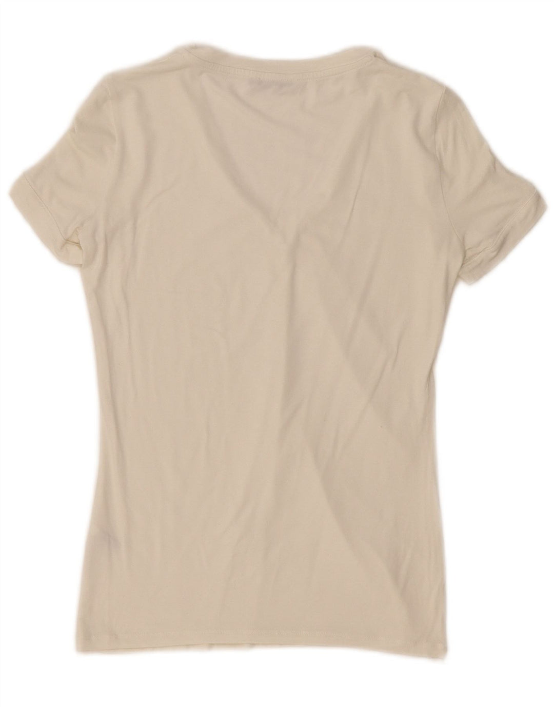 Marella Damen T-Shirt Top UK 10 Small Off White