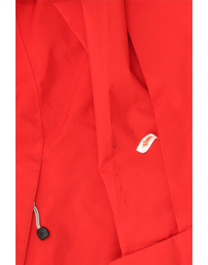 The North Face Damen-Regenjacke mit Kapuze, übergroß, Gr. 10, Rot