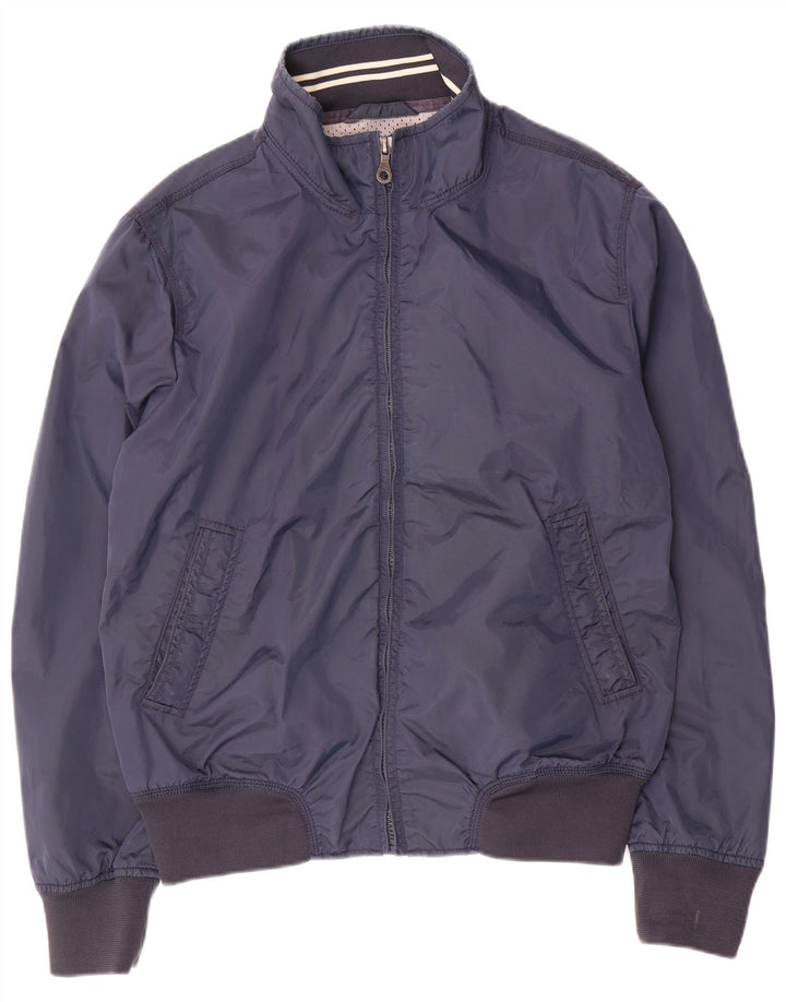 Playlife Herren Bomberjacke UK 44 2XL Marineblaues Nylon