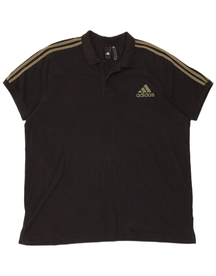 Adidas Herren Poloshirt 3XL Schwarz