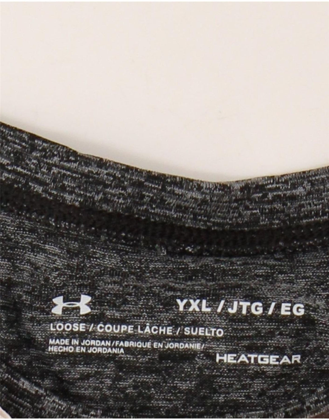 UNDER ARMOUR Mädchen Heat Gear Graphic T-Shirt Top 13–14 Jahre XL Grau