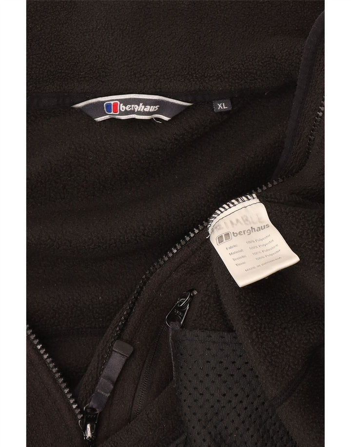 Berghaus Damen Übergroße Fleecejacke UK 18 XL Schwarz Polyester