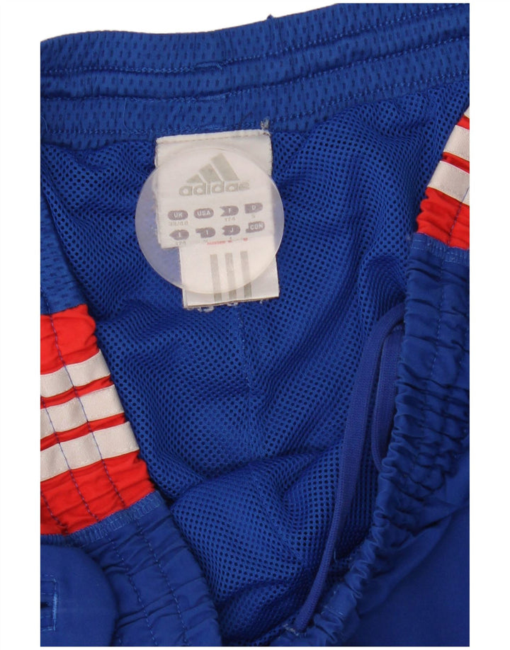 Adidas Herren-Trainingshose, Jogginghose, Mittelblau, Farbblock-Polyester