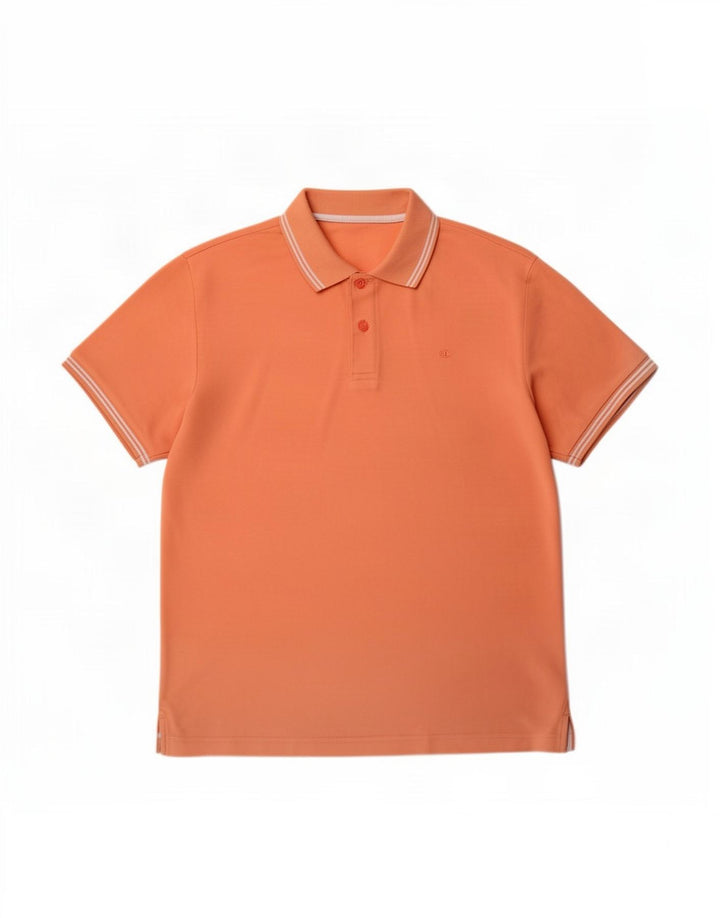 Champion Herren-Poloshirt aus mitteloranger Baumwolle