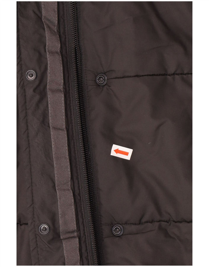 Jack Wolfskin Damen Kapuzenmantel, gepolstert, UK 18, XL, grau, Polyester