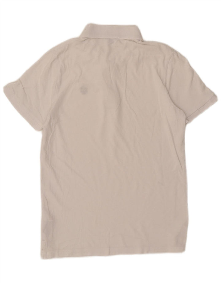Jack & Jones Herren-Poloshirt, Größe S, weiße Baumwolle