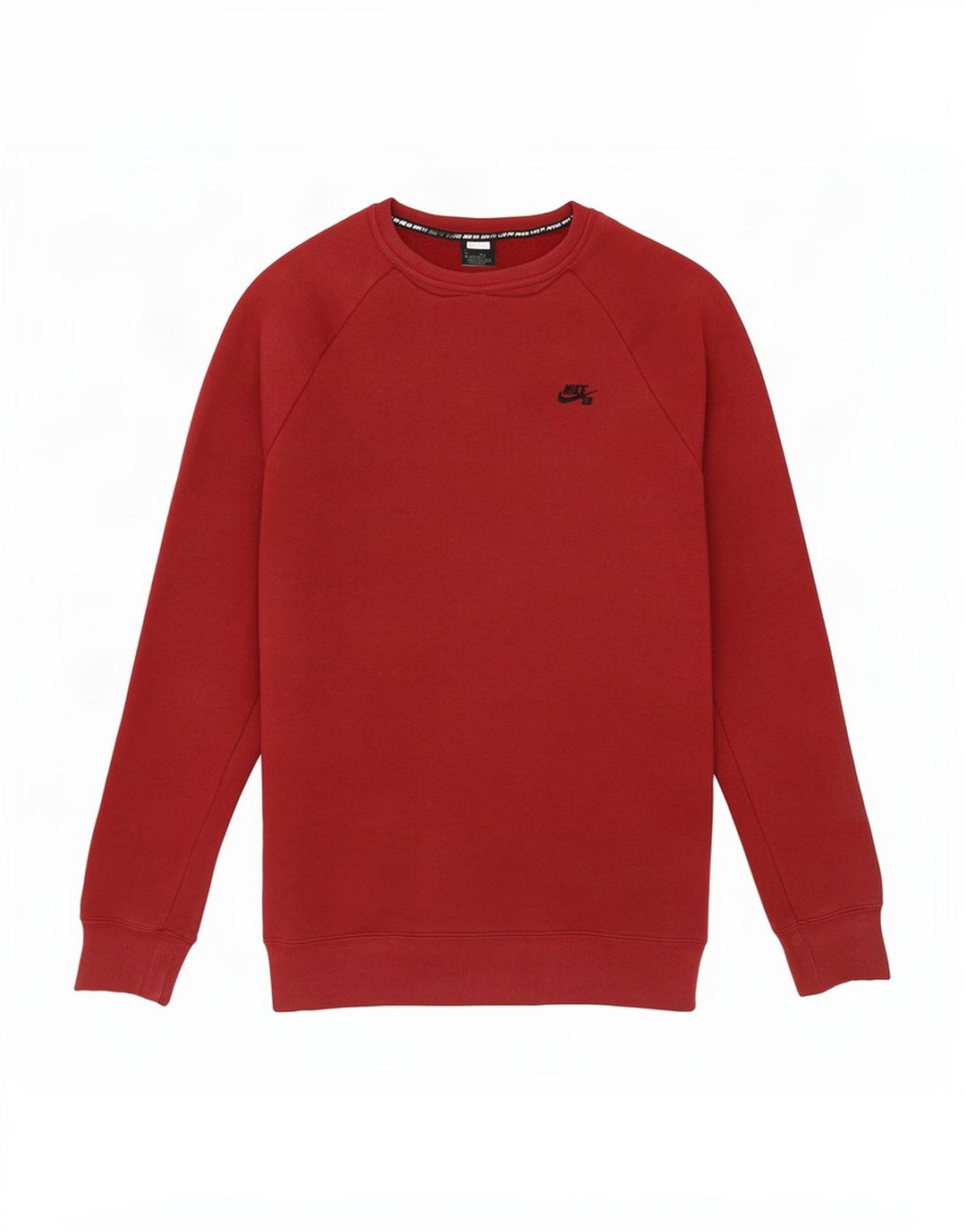 Nike Herren-Sweatshirt-Pullover, groß, Burgunderrot, Baumwolle