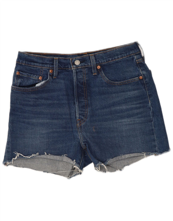 Levi's Damen 501 Jeansshorts W29 mittelblaue Baumwolle