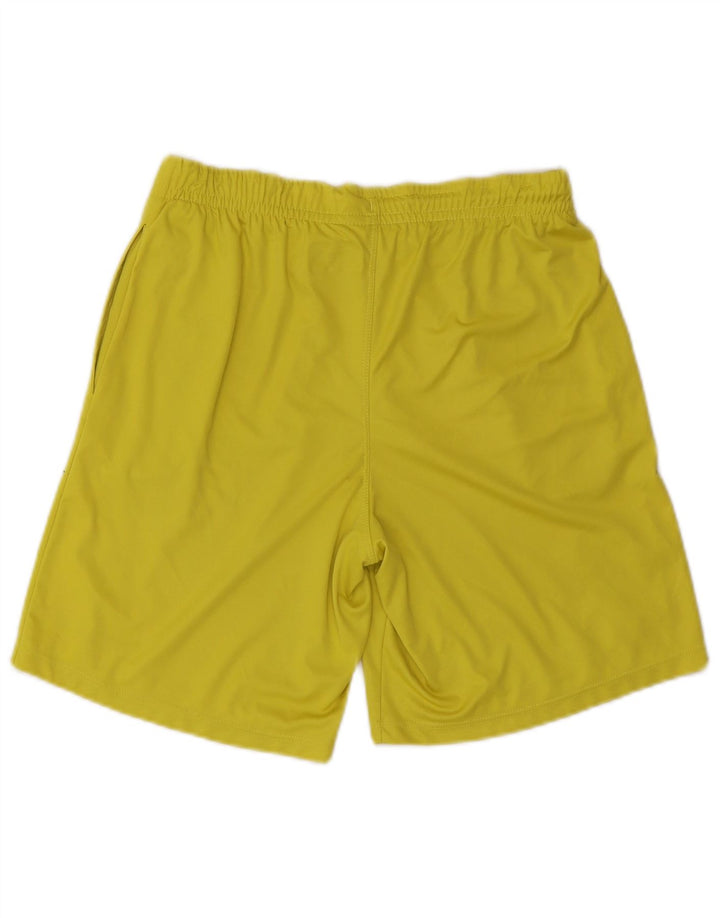 Kappa Herren Graphic Sport Shorts Large Gelb Polyester