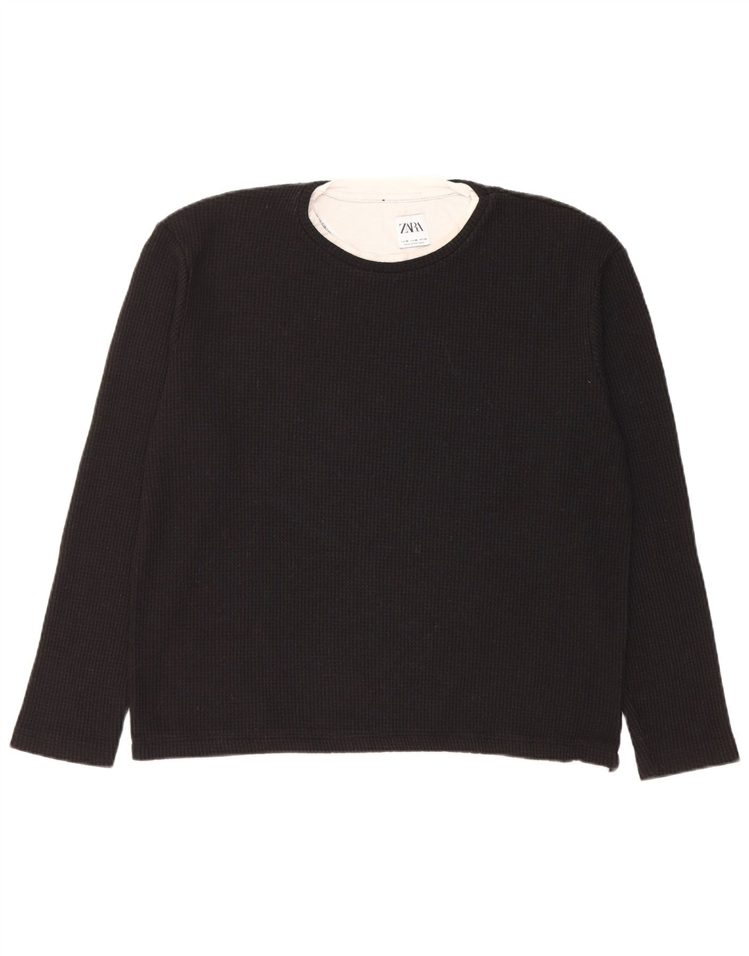 Zara Herren Sweatshirt Pullover Medium Schwarz