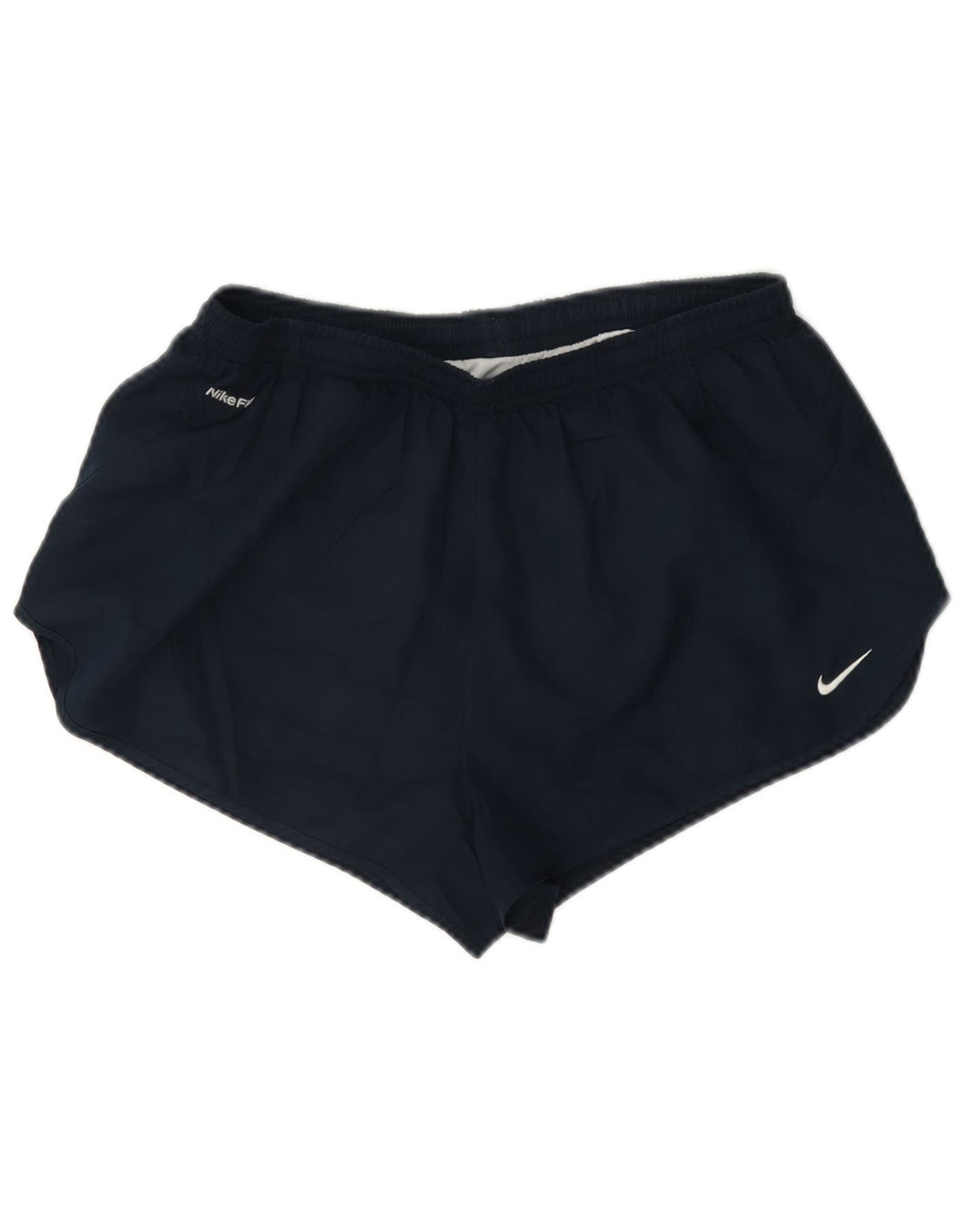 Nike Damen Sportshorts UK 12 Medium Marineblau Polyester