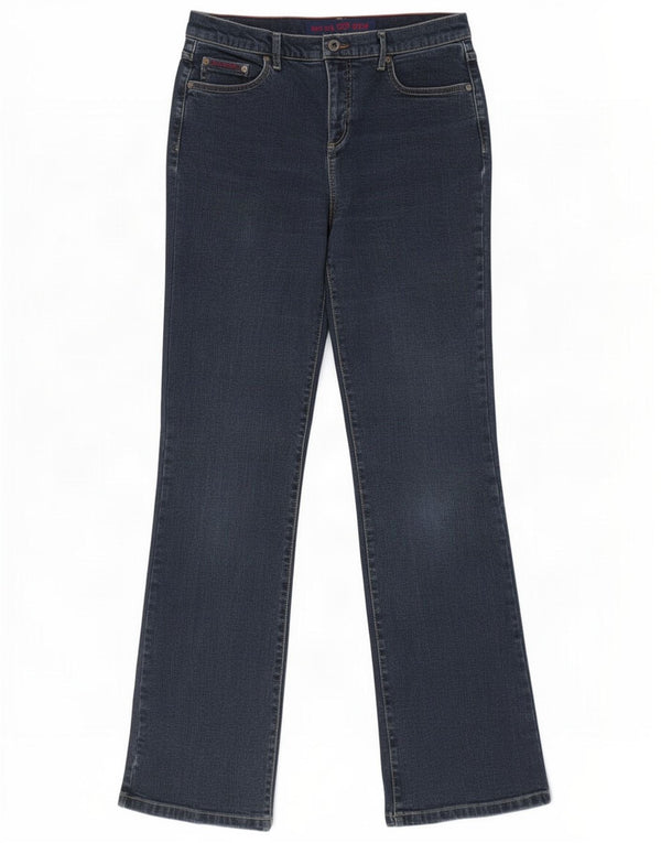 Marks & Spencer Damen Per Una Bootcut Jeans UK 12 Medium W30 L32 Marineblau