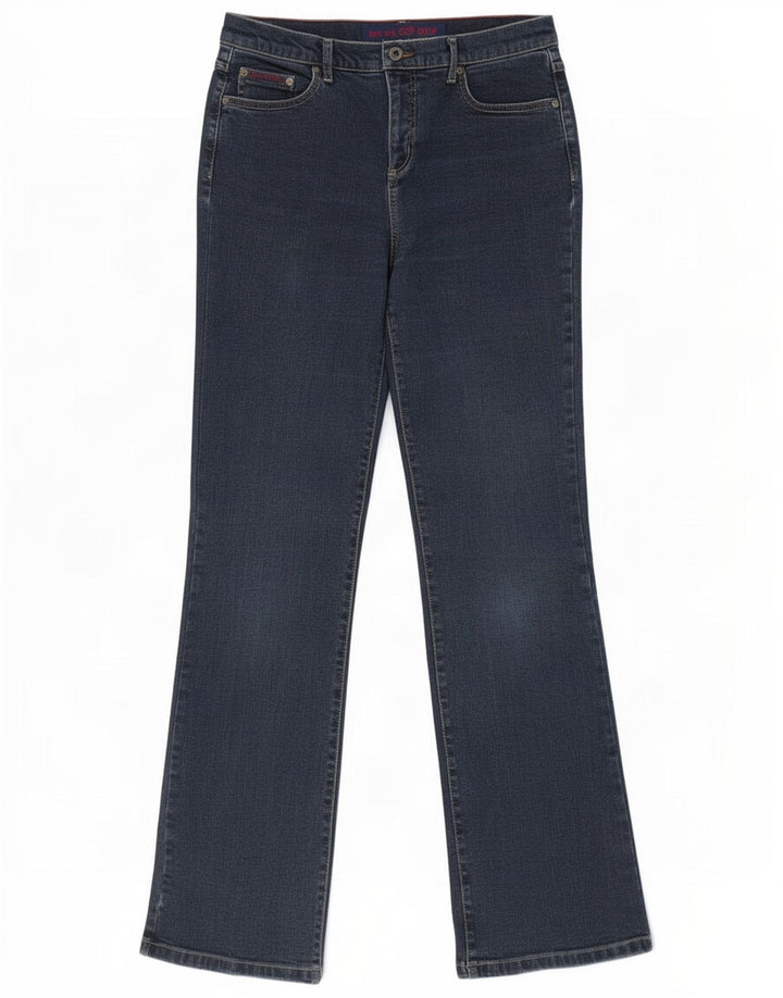Marks & Spencer Damen Per Una Bootcut Jeans UK 12 Medium W30 L32 Marineblau