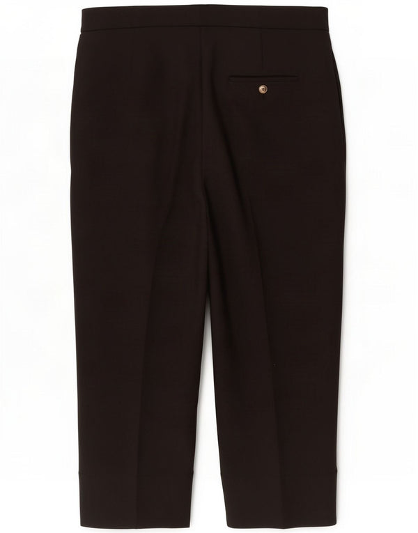 Marks & Spencer Damen-Hose mit lockerer Passform, verkürzte Passform, UK 16, Größe L W38 L23, Schwarz
