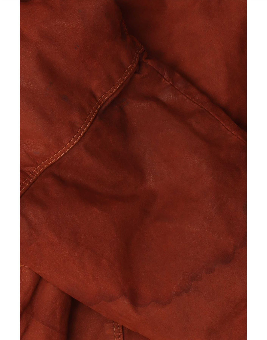 Vintage Damen Wildlederjacke mit Kapuze IT 42 Mittelbraunes Leder