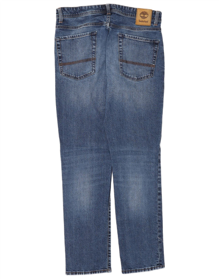 Timberland Herren Slim Jeans W32 L32 Blaue Baumwolle