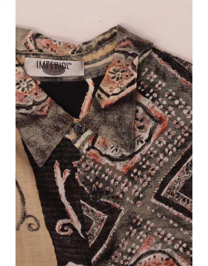 Imperial Herren Kurzarmhemd Medium Schwarz Patchwork