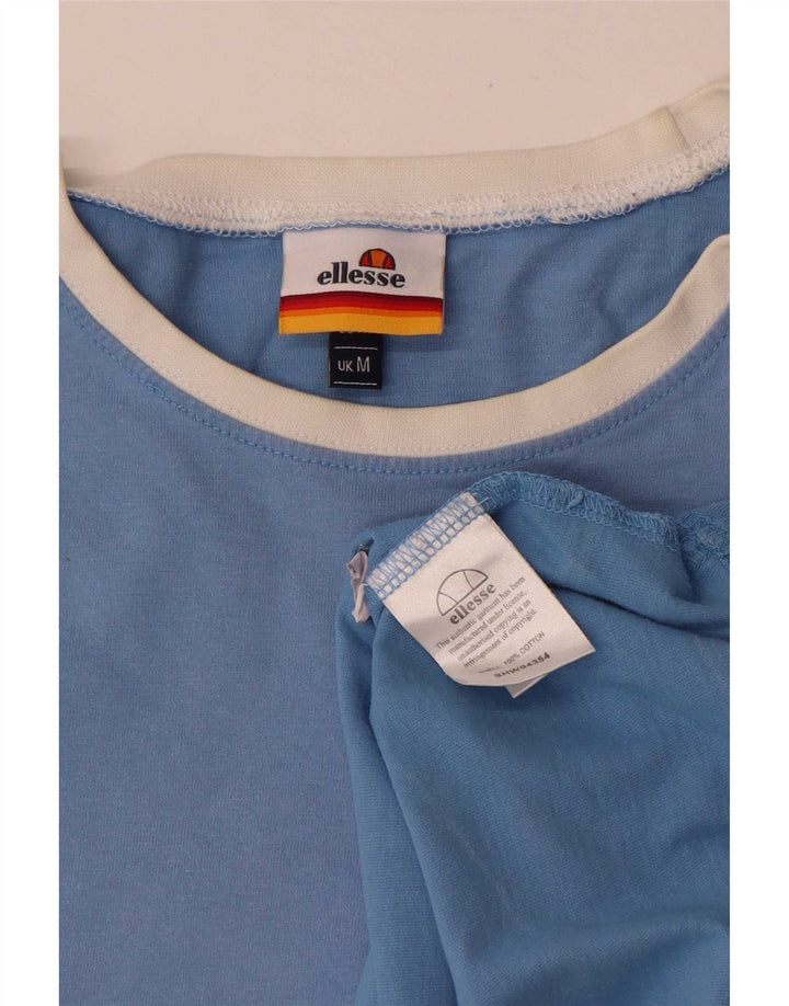 Ellesse Herren T-Shirt Top mittelblaue Baumwolle