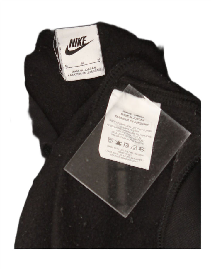NIKE Mens Hoodie Jumper Medium Black Cotton Vintage Nike and Second-Hand Nike from Messina Hembry 