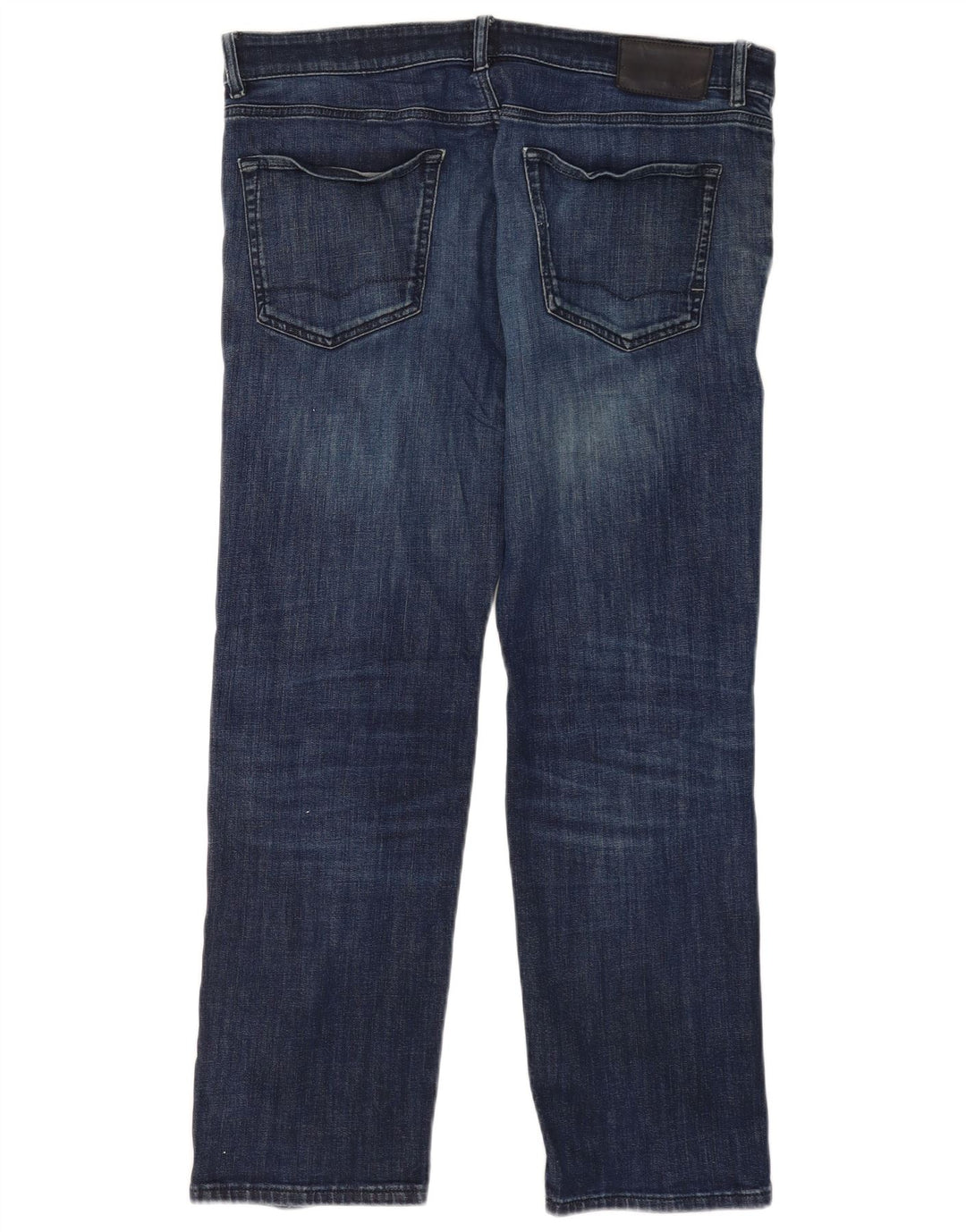 Hugo Boss Damen Regular Straight Jeans W36 L32 Blaue Baumwolle