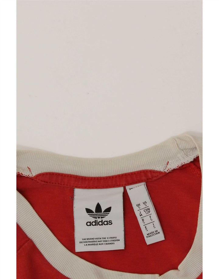 Adidas Herren T-Shirt Top Small Rot