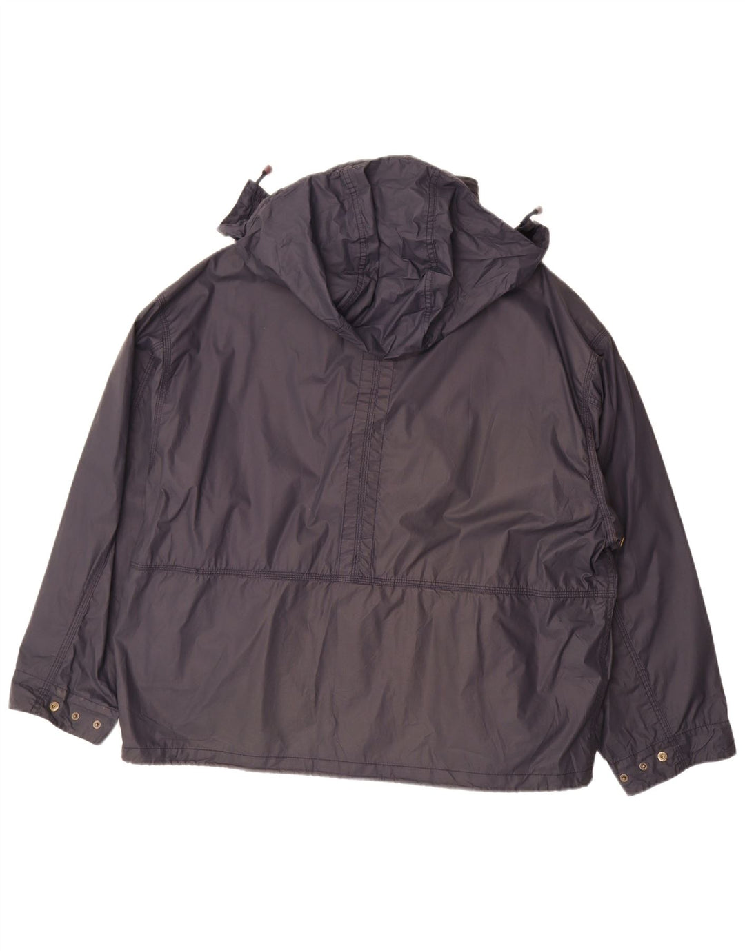 VINTAGE Herren Regenjacke mit Kapuze UK 42 XL Marineblau