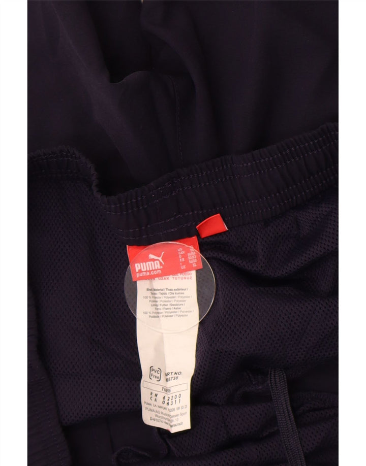 Puma Herren Graphic Sport Shorts XL Marineblau Polyester