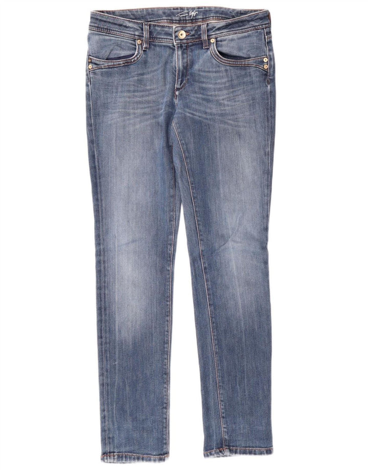 TOMMY HILFIGER Damen Slim Jeans W30 L32 Blaue Baumwolle