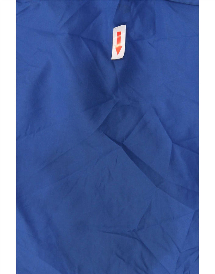 Eddie Bauer Herren-Regenjacke mit Kapuze, UK 38, Mittelblau, Polyester