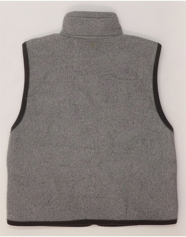 Fat Face Mens Fleece Gilet UK 38 Medium Grey Polyester