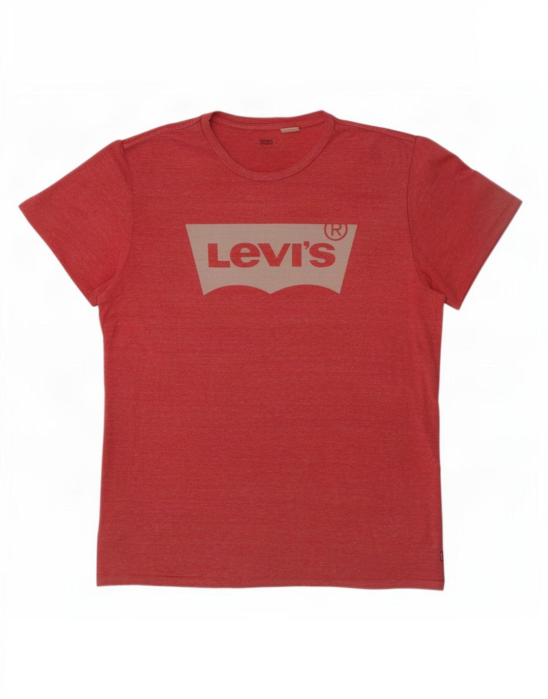 Levi's Herren-T-Shirt mit Grafik, groß, rot meliert