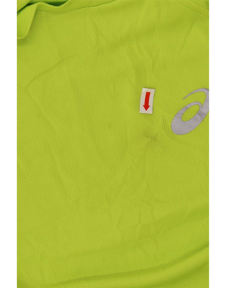 Asics Herren T-Shirt Top Mittelgrünes Polyester